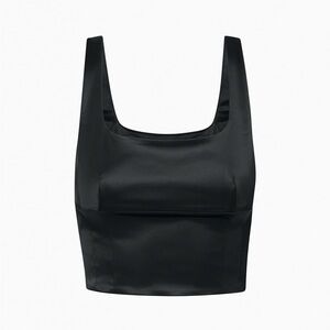 Aritzia Wilfred Shine Satin Bustier
